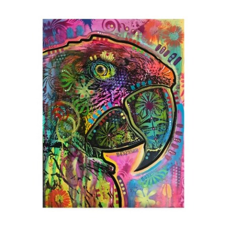 Dean Russo 'Close Up Parrot' Canvas Art,18x24